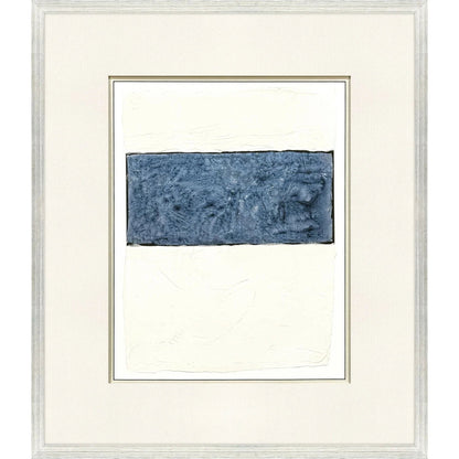 Indigo Framework I Wood Framed Wall Art