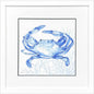 Indigo Ocean Glass Front Framed Wall Art