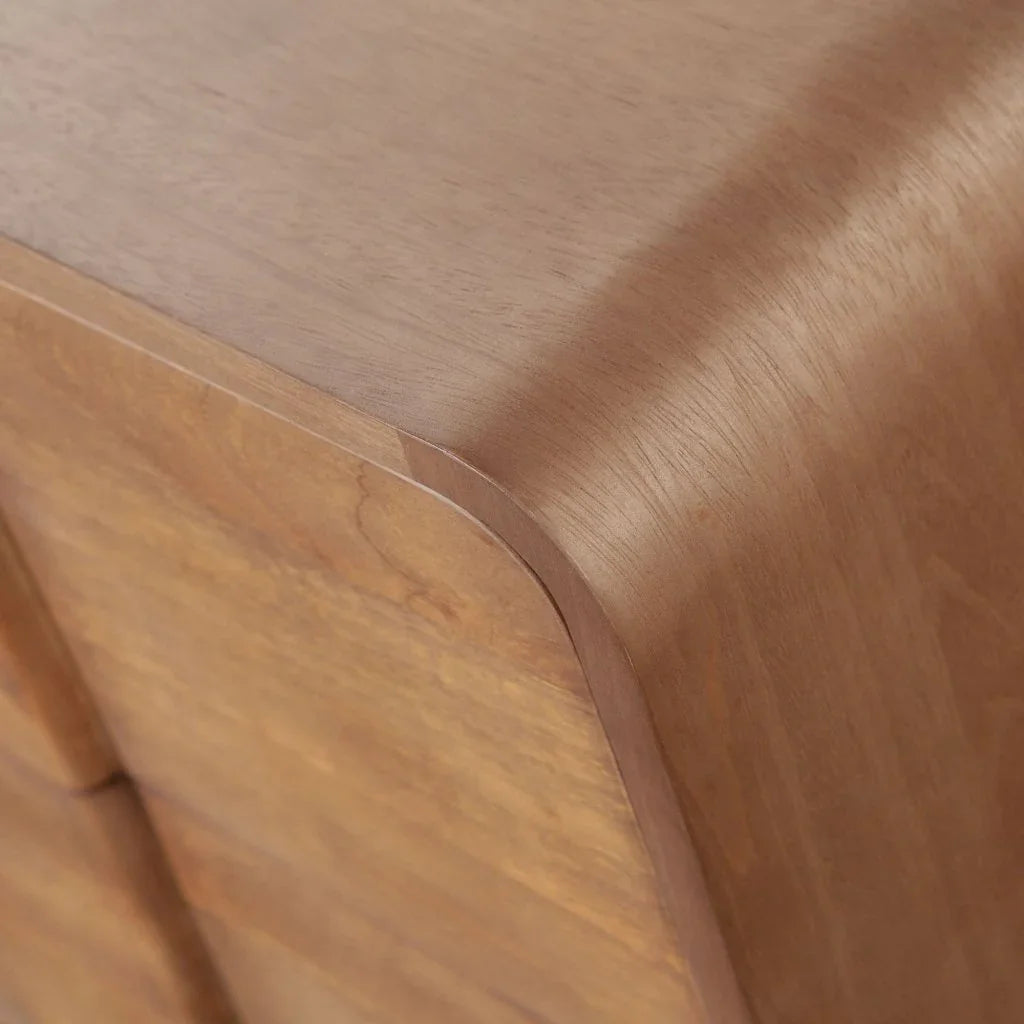 Indigo Two Drawer Solid Wooden Nightstand - LOOMLAN - Diamond Sofa - Nightstands