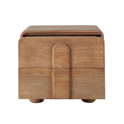 Indigo Two Drawer Solid Wooden Nightstand - LOOMLAN - Diamond Sofa - Nightstands