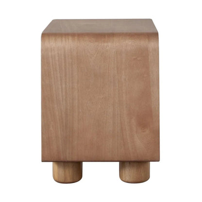 Indigo Two Drawer Solid Wooden Nightstand - LOOMLAN - Diamond Sofa - Nightstands