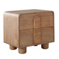 Indigo Two Drawer Solid Wooden Nightstand - LOOMLAN - Diamond Sofa - Nightstands