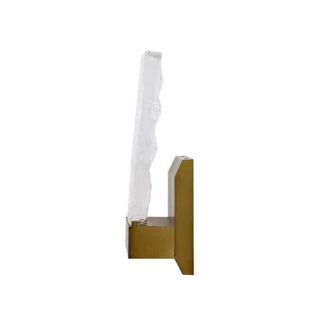Indira Sconce Glass Light Gold Base - LOOMLAN - SUNPAN - Wall Sconces