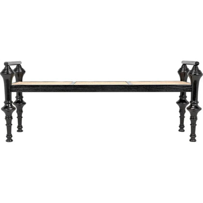 Indochine Bench - LOOMLAN - Noir - Bedroom Benches