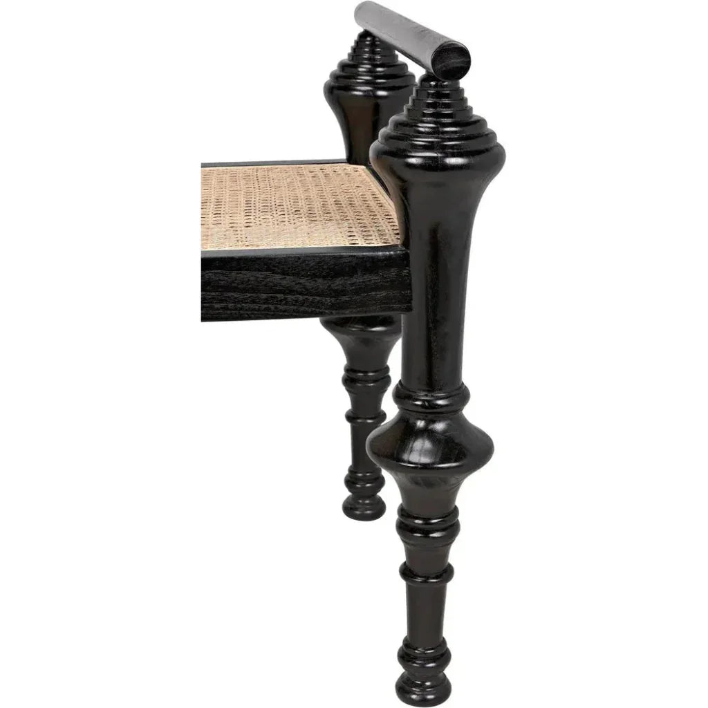 Indochine Bench - LOOMLAN - Noir - Bedroom Benches