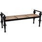 Indochine Bench - LOOMLAN - Noir - Bedroom Benches