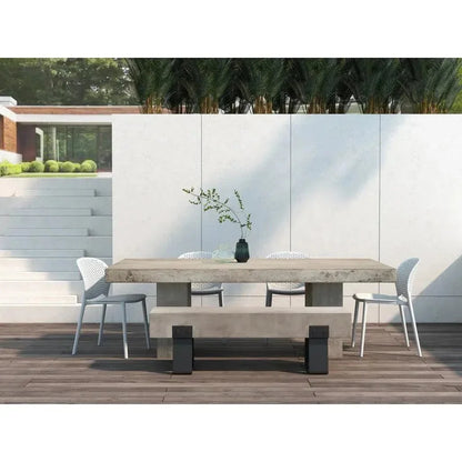 Industrial Fiber Reinforced Concrete Bench-Outdoor Benches-Urbia-LOOMLAN