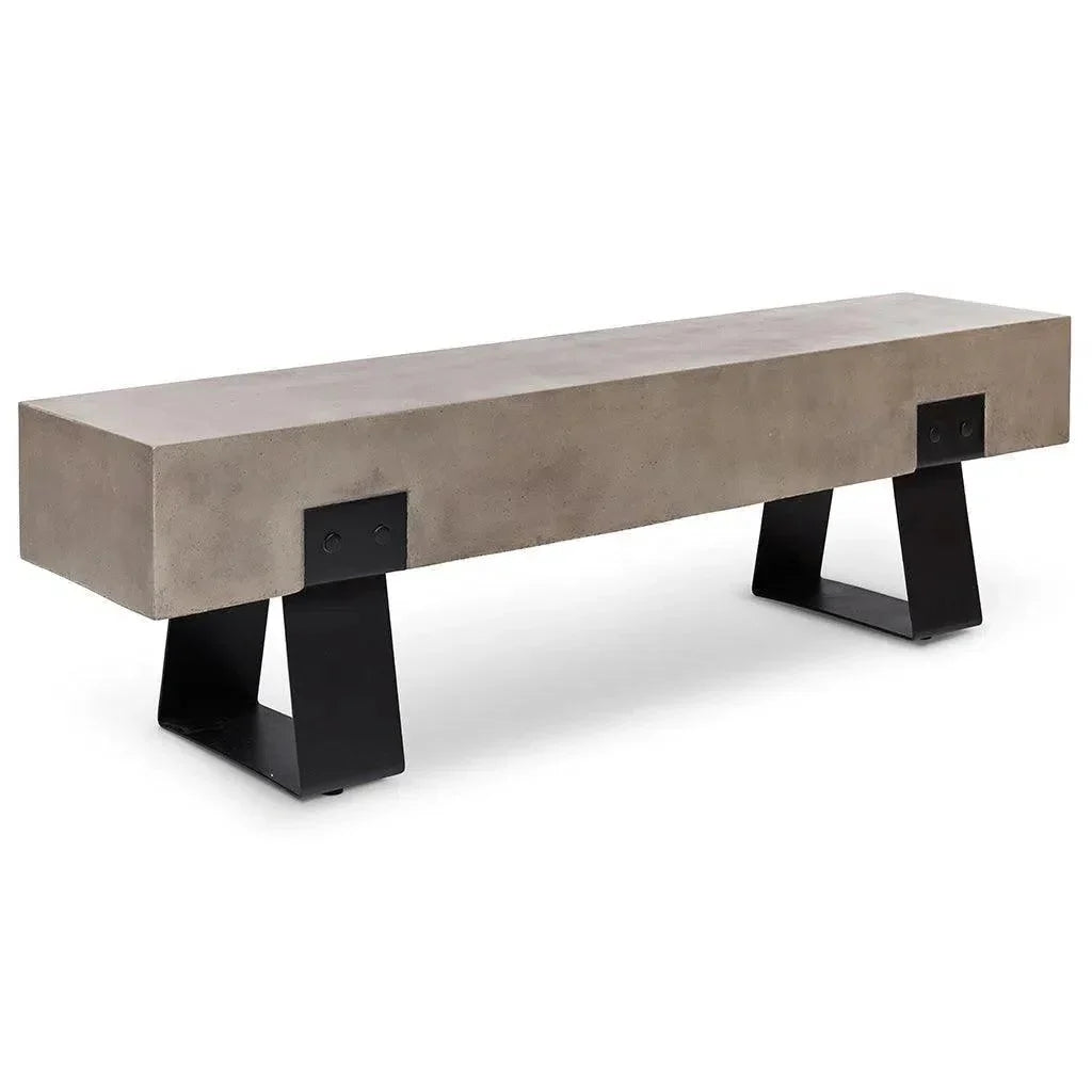 Industrial Fiber Reinforced Concrete Bench-Outdoor Benches-Urbia-LOOMLAN