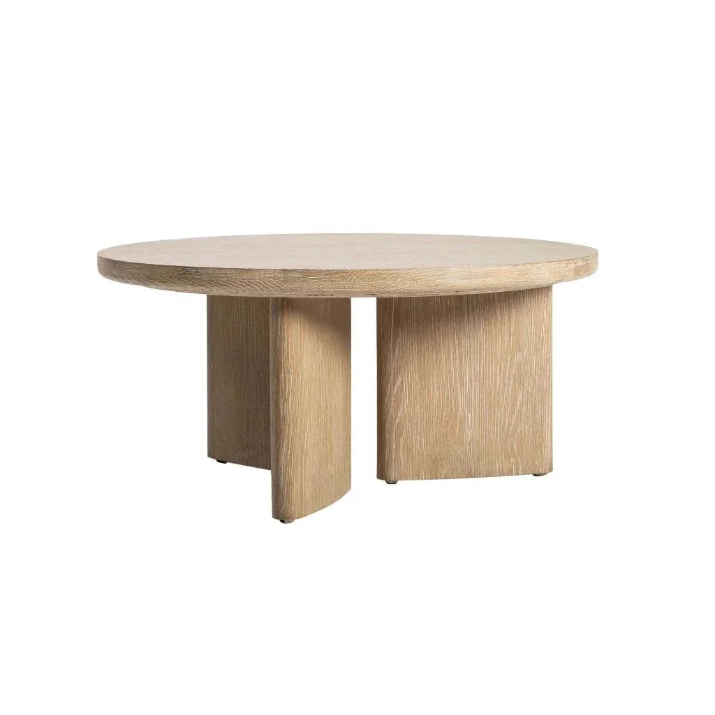 Infinity Wooden Round Coffee Table - LOOMLAN - LH Imports - Coffee Tables