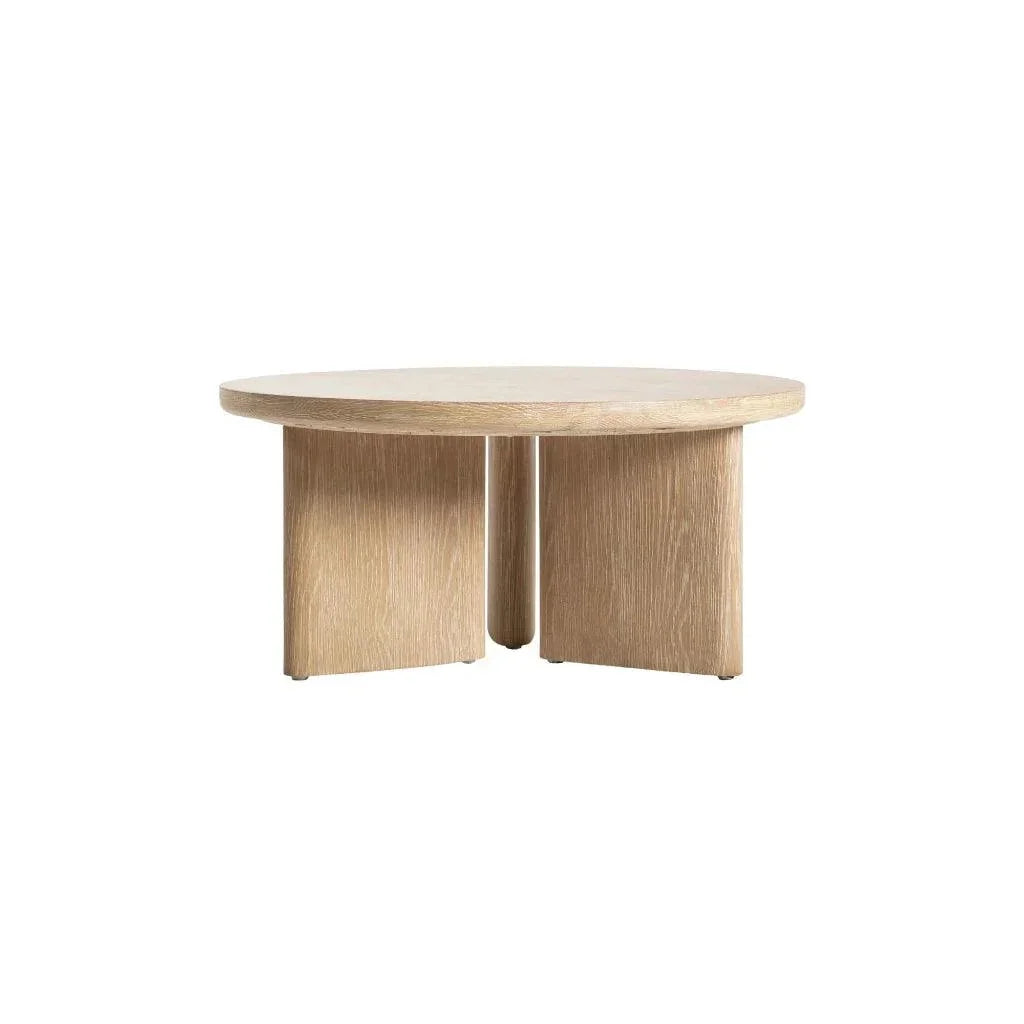 Infinity Wooden Round Coffee Table - LOOMLAN - LH Imports - Coffee Tables