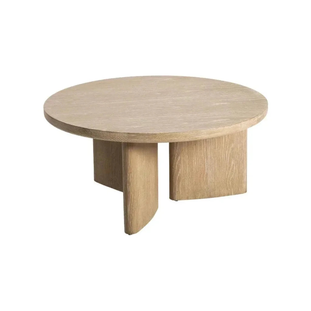 Infinity Wooden Round Coffee Table - LOOMLAN - LH Imports - Coffee Tables