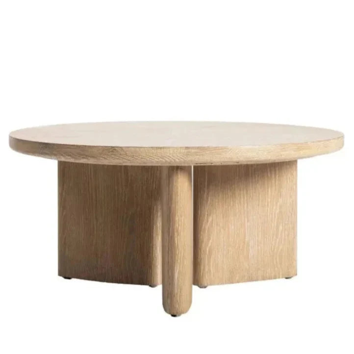 Infinity Wooden Round Coffee Table - LOOMLAN - LH Imports - Coffee Tables