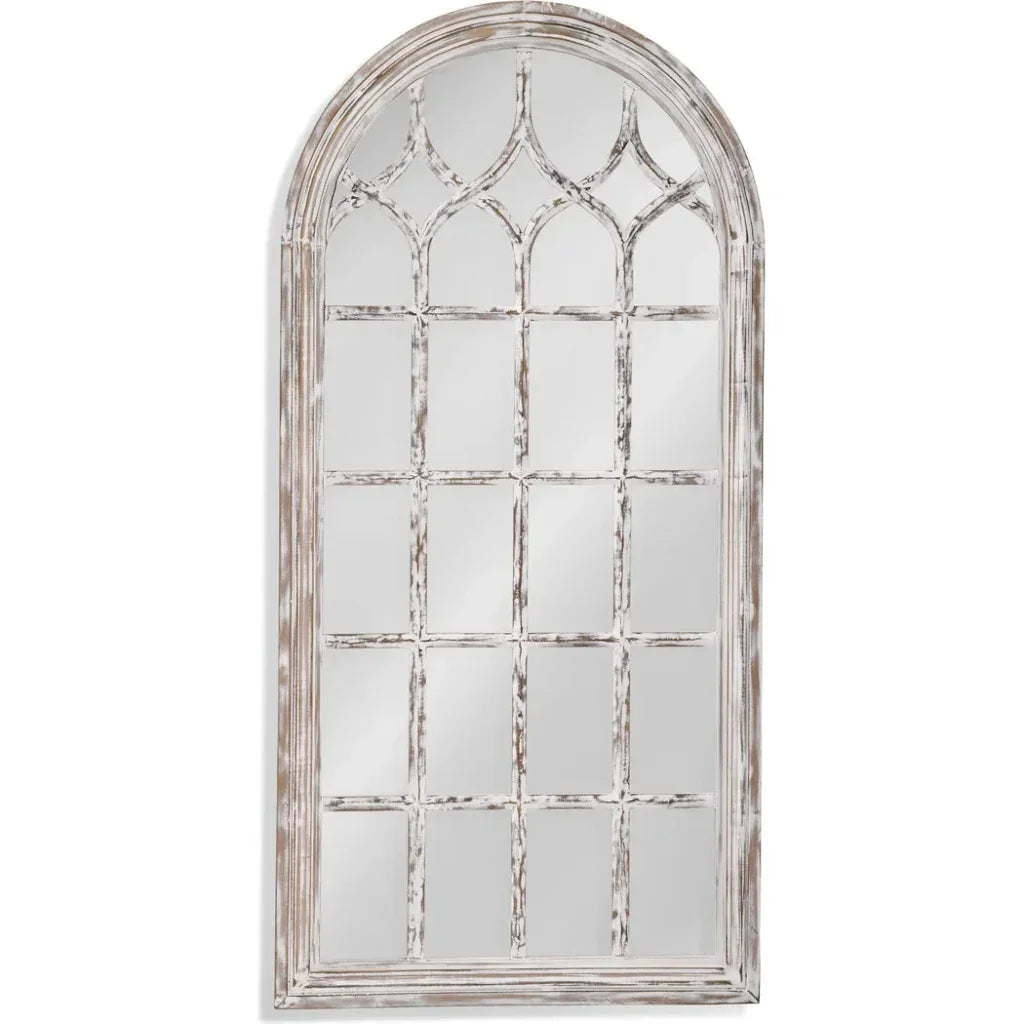 Ingram MDF White Vertical Floor Mirror-Floor Mirrors-Bassett Mirror-LOOMLAN