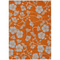 Inoa Orange Washable Indoor-Outdoor Rug-Outdoor Rugs-LOOMLAN Rugs-2'6" x 3'10"-LOOMLAN