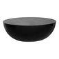 Insitu Concrete Black Round Coffee Table - LOOMLAN - Moe's Home - Coffee Tables