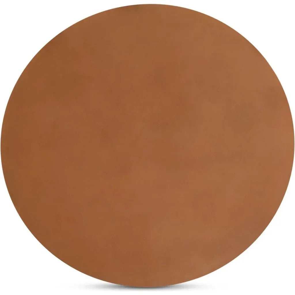Insitu Terracotta Brown Round Coffee Table - LOOMLAN - Moe's Home - Coffee Tables