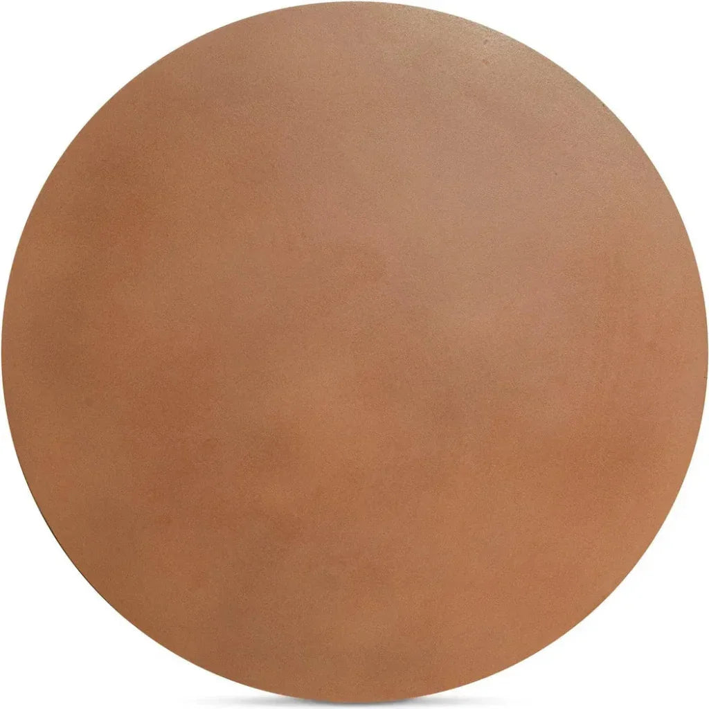 Insitu Terracotta Brown Round Side Table - LOOMLAN - Moe's Home - Side Tables