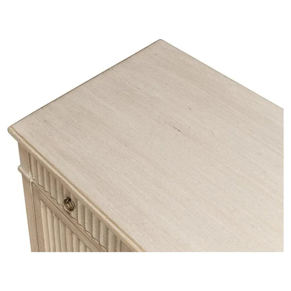 Inspire Desk Stone Grey-Home Office Desks-Sarreid-LOOMLAN