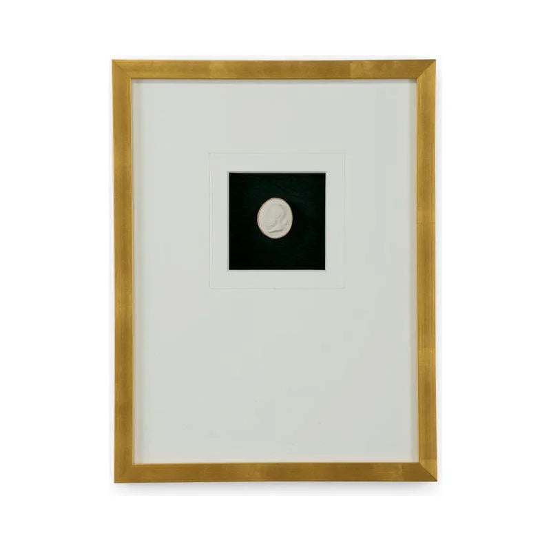 Intaglio In Gold Leaf Framed Artwork-Framed Wall Art-Chelsea House-Gold V-LOOMLAN