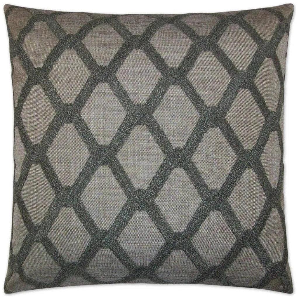 Intertwine Grey Throw Pillow With Insert - LOOMLAN - D.V. Kap - Throw Pillows