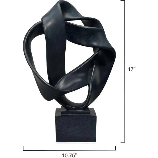 Intertwined Resin Decorative Object