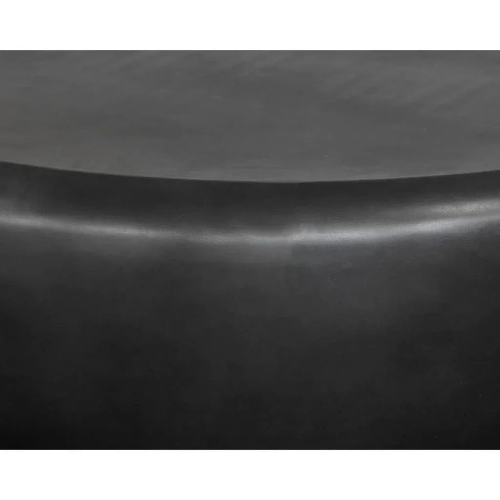 Iolite Concrete Outdoor Round Coffee Table-Outdoor Coffee Tables-SUNPAN-LOOMLAN