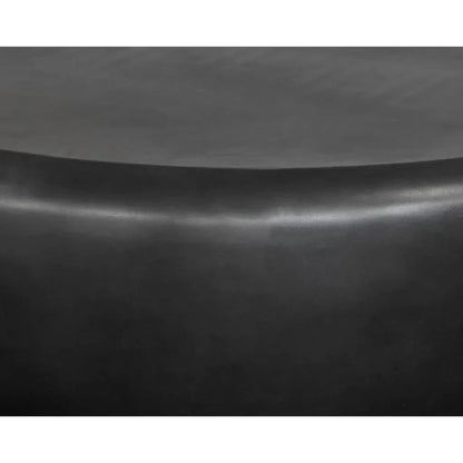 Iolite Concrete Outdoor Round Coffee Table-Outdoor Coffee Tables-SUNPAN-LOOMLAN