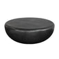Iolite Concrete Outdoor Round Coffee Table-Outdoor Coffee Tables-SUNPAN-Black-LOOMLAN