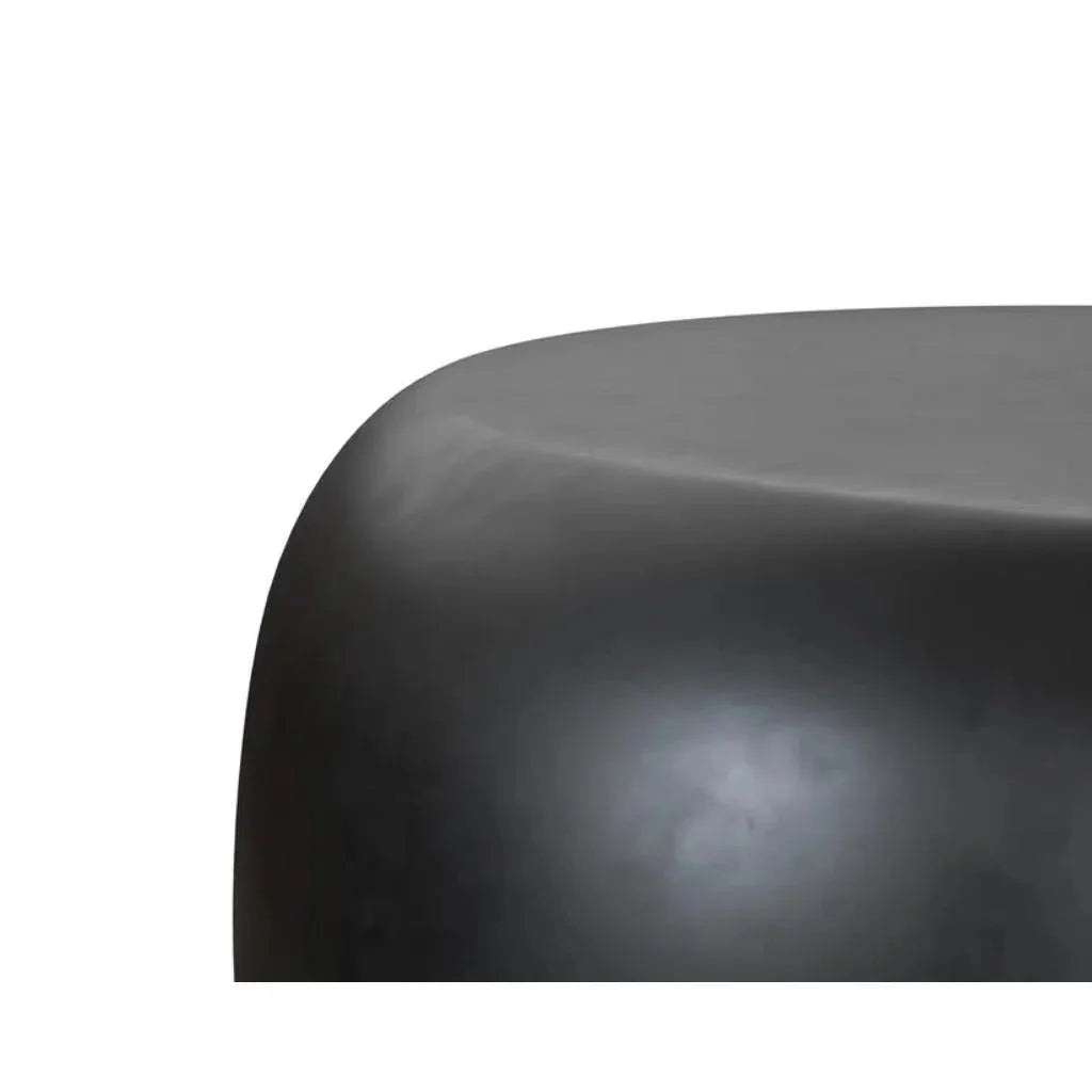 Iolite Concrete Outdoor Round End Table - LOOMLAN - SUNPAN - Outdoor Side Tables