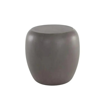 Iolite Concrete Outdoor Round End Table - LOOMLAN - SUNPAN - Outdoor Side Tables