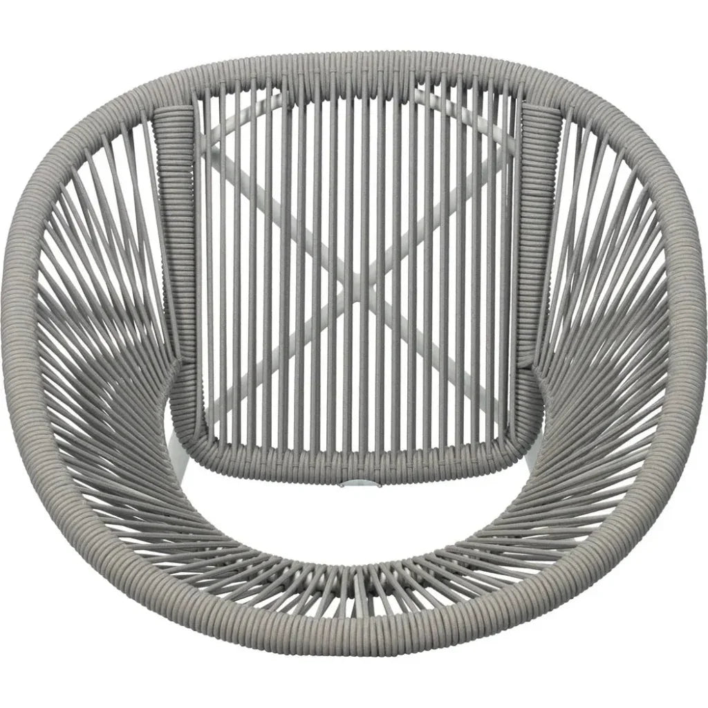 Ionian 2PC Coconut White Patio Dining Chairs-Outdoor Dining Chairs-Seasonal Living-LOOMLAN