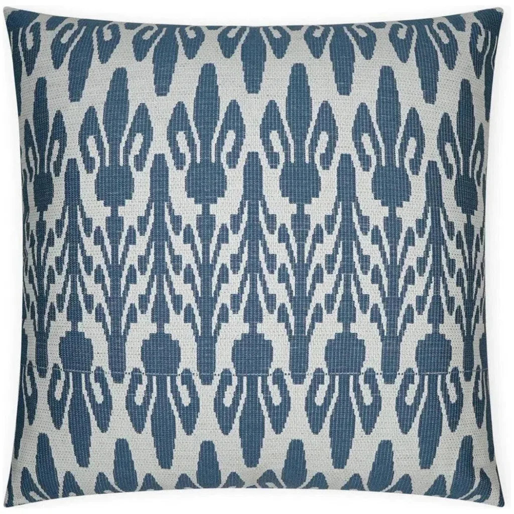 Ipsy Denim Global Blue Large Throw Pillow Insert - LOOMLAN - D.V. Kap - Throw Pillows