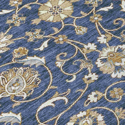 Irene Blue Washable Indoor - Outdoor Rug - LOOMLAN - LOOMLAN Rugs - Outdoor Rugs