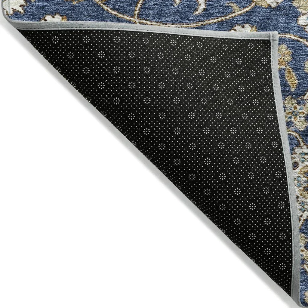 Irene Blue Washable Indoor - Outdoor Rug - LOOMLAN - LOOMLAN Rugs - Outdoor Rugs