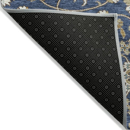 Irene Blue Washable Indoor - Outdoor Rug - LOOMLAN - LOOMLAN Rugs - Outdoor Rugs
