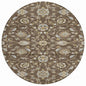 Irene Brown Washable Indoor - Outdoor Rug - LOOMLAN - LOOMLAN Rugs - Outdoor Rugs