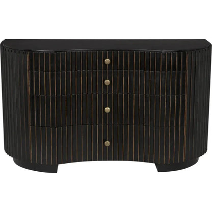 Irene Wood Black Dresser - LOOMLAN - Noir - Dressers