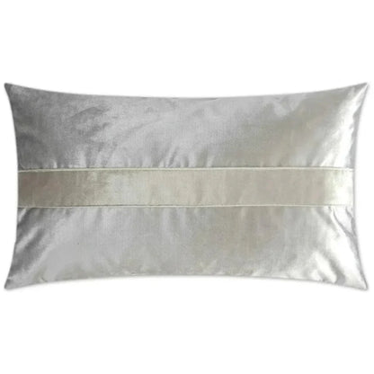 Iridescence Band Lumbar Silver Throw Pillow Insert - LOOMLAN - D.V. Kap - Throw Pillows
