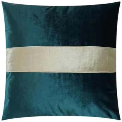 Iridescence Band Peacock Blue Throw Pillow Insert - LOOMLAN - D.V. Kap - Throw Pillows