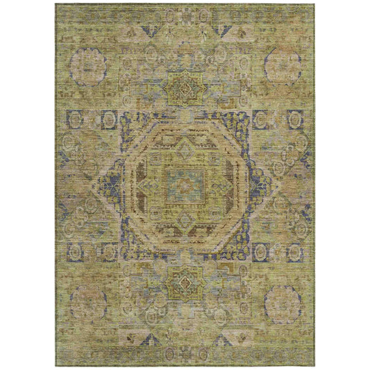 Iriir Aloe Washable Indoor-Outdoor Rug