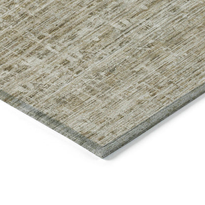 Irion Taupe Washable Indoor-Outdoor Rug