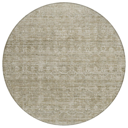 Irion Taupe Washable Indoor-Outdoor Rug