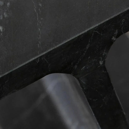 Iris I - Beam Genuine Black Marquine Marble Side Table - LOOMLAN - Diamond Sofa - Side Tables