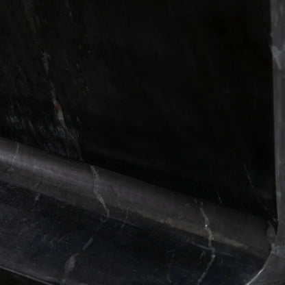 Iris I - Beam Genuine Black Marquine Marble Side Table - LOOMLAN - Diamond Sofa - Side Tables