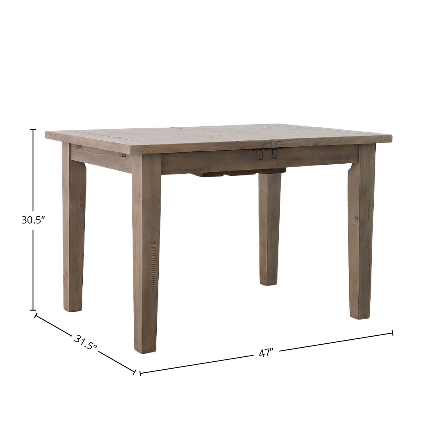 Irish Coast Extendable Dining Table-Dining Tables-LH Imports-LOOMLAN