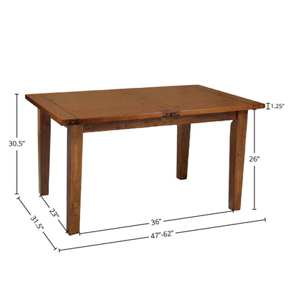 Irish Coast Extendable Dining Table-Dining Tables-LH Imports-LOOMLAN