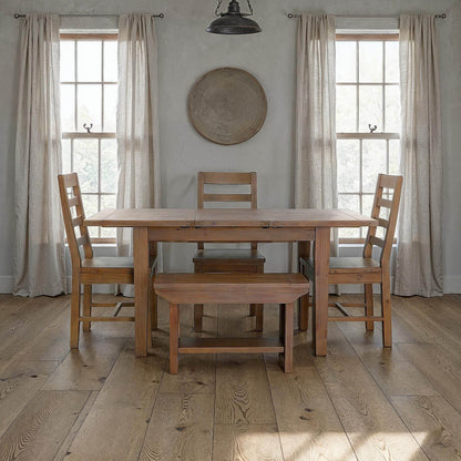 Irish Coast Extendable Dining Table-Dining Tables-LH Imports-LOOMLAN