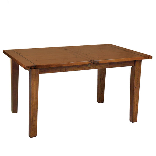 Irish Coast Extendable Dining Table-Dining Tables-LH Imports-Reddish Brown-LOOMLAN