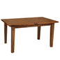 Irish Coast Extendable Dining Table-Dining Tables-LH Imports-Reddish Brown-LOOMLAN