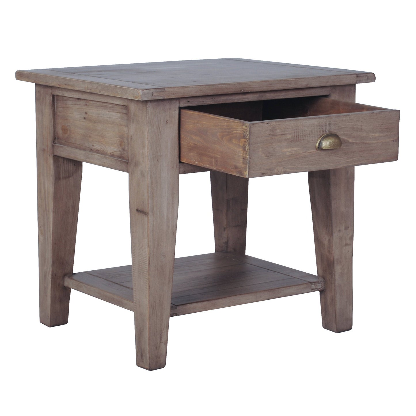 Irish Coast One Drawer Wooden Side Table